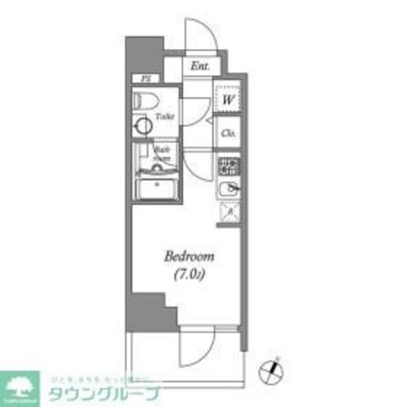 SQUARE CITY KANAMACHIの物件間取画像